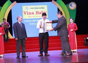 Cháo Vina baby đạt top 100 sản phẩm uy tín chất lượng năm 2016